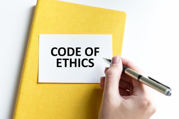 Code of Ethics on yellow book