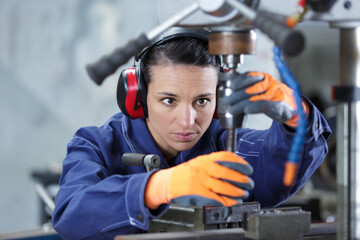 Woman Ear Protection Drill Adobestock 277089455 Sma